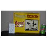 Hopalong Cassidy Bond Bread Tin Sign