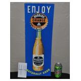 Mission Orange Tin Sign