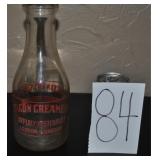 Bacon Creamery Loudon, TN Quart Milk Bottle