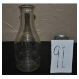 Early Dawn Co-op Waynesboro, VA Milk Bottle
