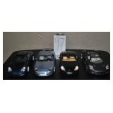 (4) Diecast Cars