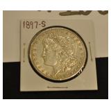 1897-S Morgan Silver Dollar
