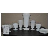Huge Lot of Milk Glass Pieces
