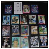 (18) Vintage Baseball Hall of Famers Cards Lot
