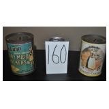 (2) Vintage Tin Coin Banks