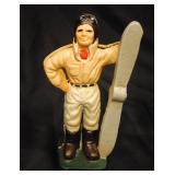 Cast Iron Aviator Bank