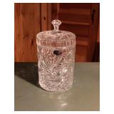 Perfect vintage Leaded Crystal tall container