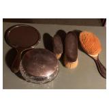 Early 5pcs Sterling Silver Dresser set