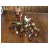 27 pcs vintage figurines