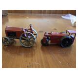 Pair of Pre-War Tootsietoy Tractors