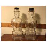 Pair of Vintage Lincoln Bank bottles