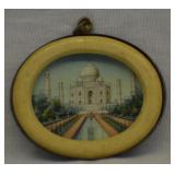 1924 Taj Mahal Souvenir Miniature Painting