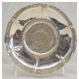 Peruvian Sterling Bowl w/ 1923 Coin Inlayed