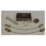 6 pcs. Sterling Silver Ladies Accessories
