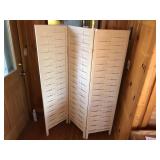 Vintage Tri-Fold dressing screen