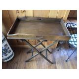 Butlers table, with Walnut tray & stand