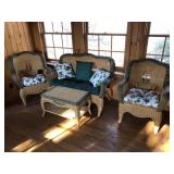 Remarkable 4pcs Wicker patio set