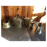 5 pcs of vintage water pales 4x copper