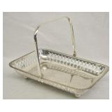 7 pcs. Silver Plate Bread Basket & Serving Ware