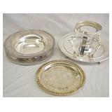 8 pcs. Silver Plate Table & Serving Ware