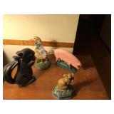 4 pcs Animals Cast Iron door stop