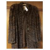Maya Gus mayer co Fur ladies coat S/M