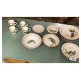 24pcs Stangl Pottery Golden Blossom China set