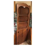 Vintage solid wood Kitchen corner cupboard