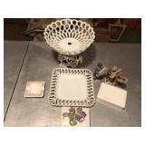 8pcs vintage milk glass Wedgewood ++