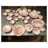 58pcs Early WindsorWare Johnson & Bros China