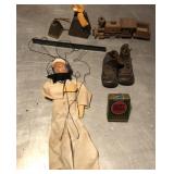 Early Navy Puppet, trick cig, & more