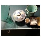 8pcs, McCoy 4pcs, Advertising stoneware ++