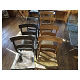 8pcs Vintage Chairs in var condition