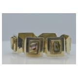 Sterling Silver Abalone Southwest Design Bracelet