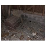 Antique yard aerator, tractor or lawnmower pull