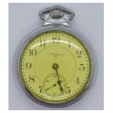 1910 ELGIN RAILROAD POCKET WATCH  21 J WORKING