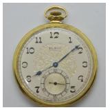 NEAR MINT ELGIN RAILROAD POCKET WATCH WORKING
