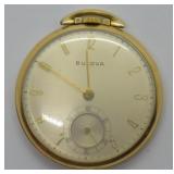 17 J ANTIQUE BULAVA POCKET WATCH