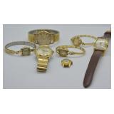 7 pcs. VINTAGE WATCHES