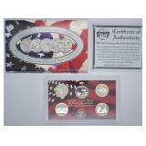 2004 PROOF SILVER QUARTER SET
