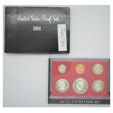 1981 TYPE TWO PROOF SET   RARE  SET