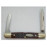 Case XX SSP Bone Eisenhower 2-Blade Pocket Knife