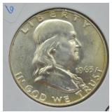 1963 D FRANKLIN GEM FBL