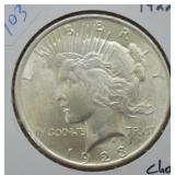 1922 PEACE DOLLAR CHOICE BU