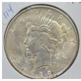 1923 PEACE DOLLAR AU