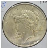 1922 PEACE DOLLAR  AU