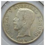 NETHERLANDS 1937 SILVER KRONER AU