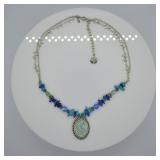 STERLING TORRQUISE NECKLACE