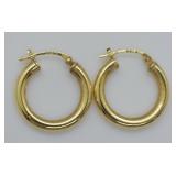14K LOOP EARRINGS