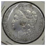 1884 Morgan Silver Dollar